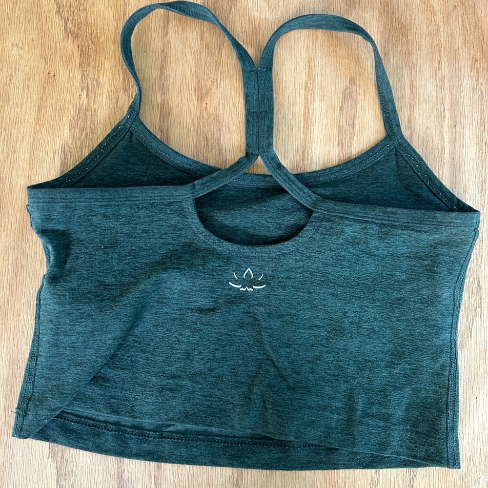 Beyond Yoga Tank, dark green, size small, good condition